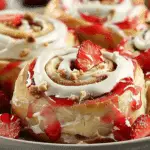 Strawberry Cheesecake Cinnabon Rolls