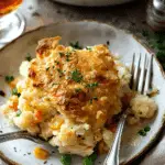 Easy Chicken Cobbler Dinner casserole