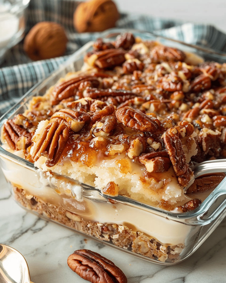 Pecan Pie Dump Cake