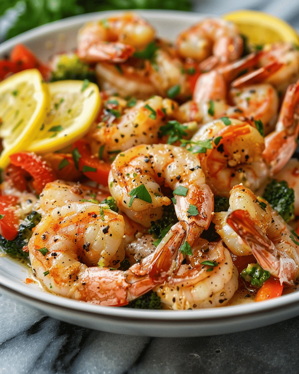 Garlic Parmesan Shrimp & Veggies: A Quick Delight!