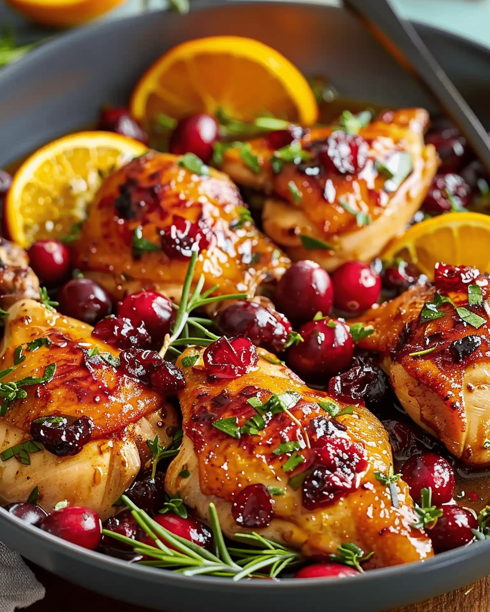 Cranberry Orange Chicken