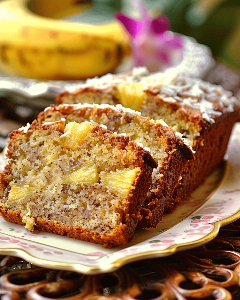 Coconut Pineapple Banana Bread: A Taste of Hawaii