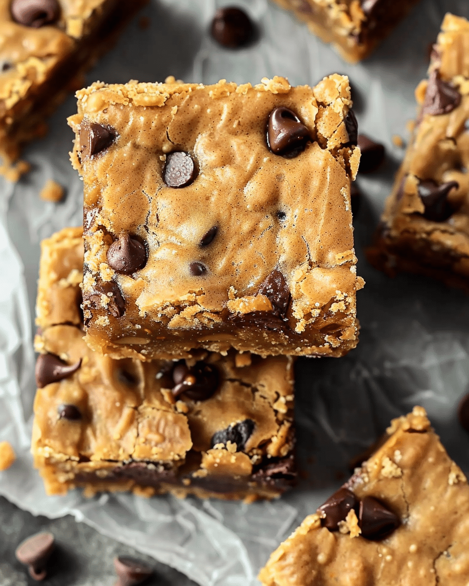 Peanut Butter Chocolate Chip Bars