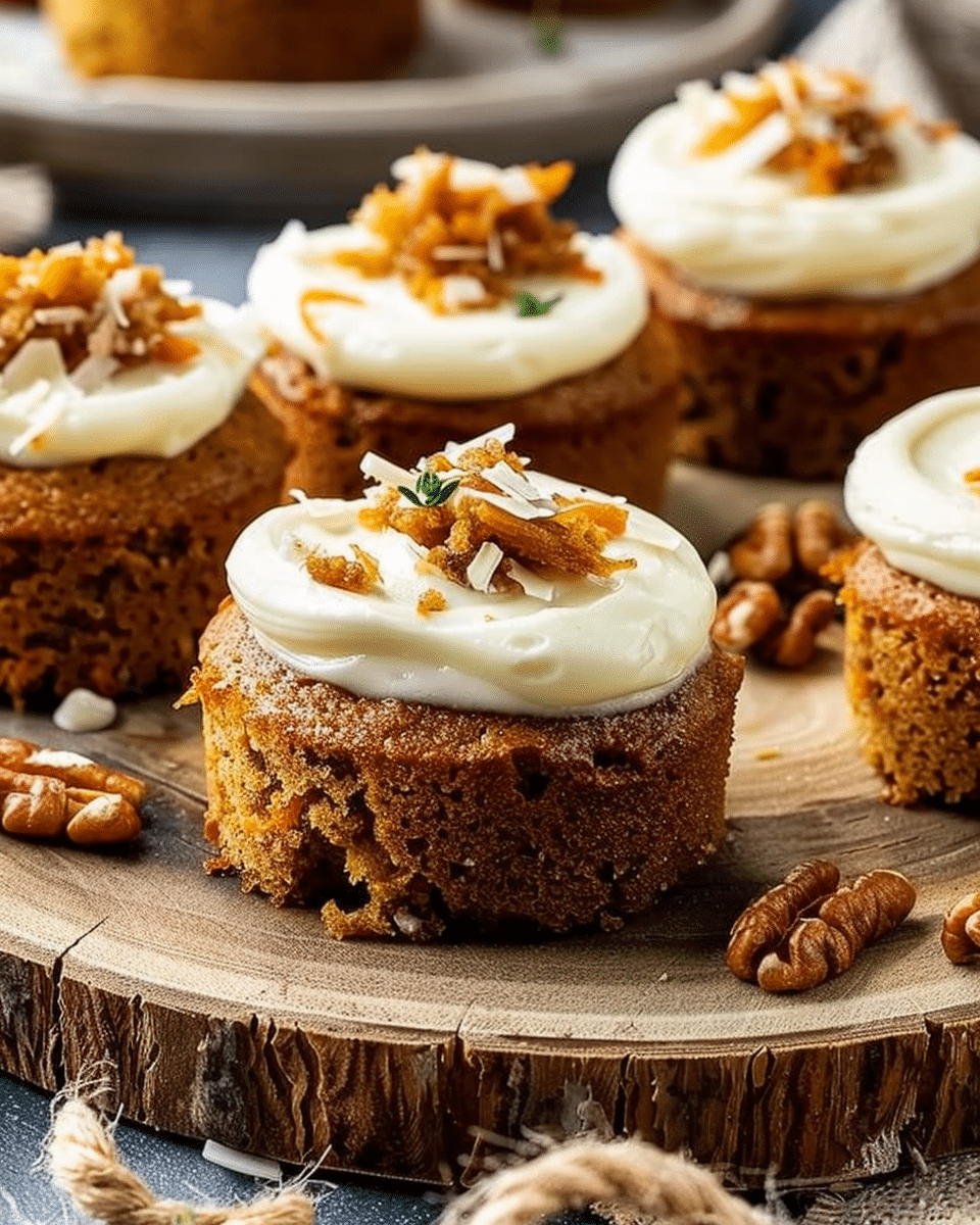 Mini Carrot Cakes
