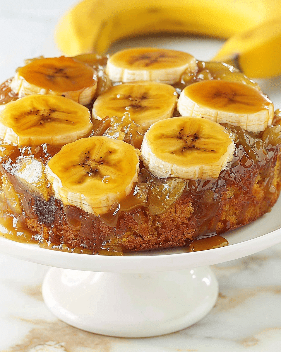 Banana Upside Down Cake