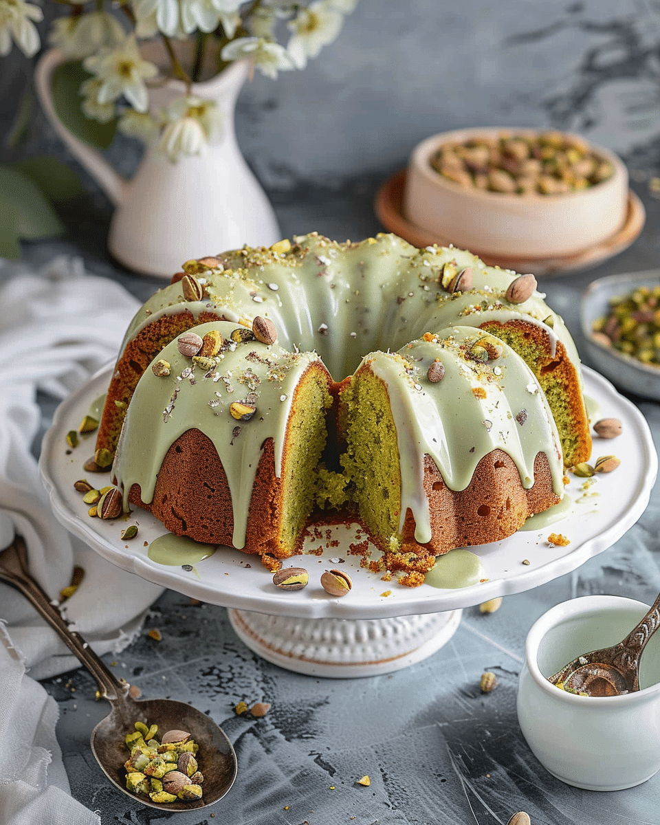 Pistachio Bundt Cake