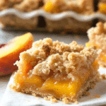 Peach Crumble Bars