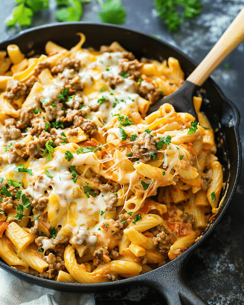 Cheeseburger Pasta