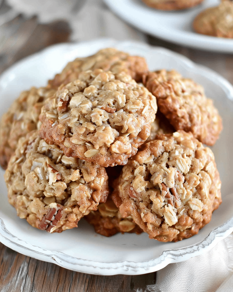 Oatmeal Coconut Pecan Cookies
