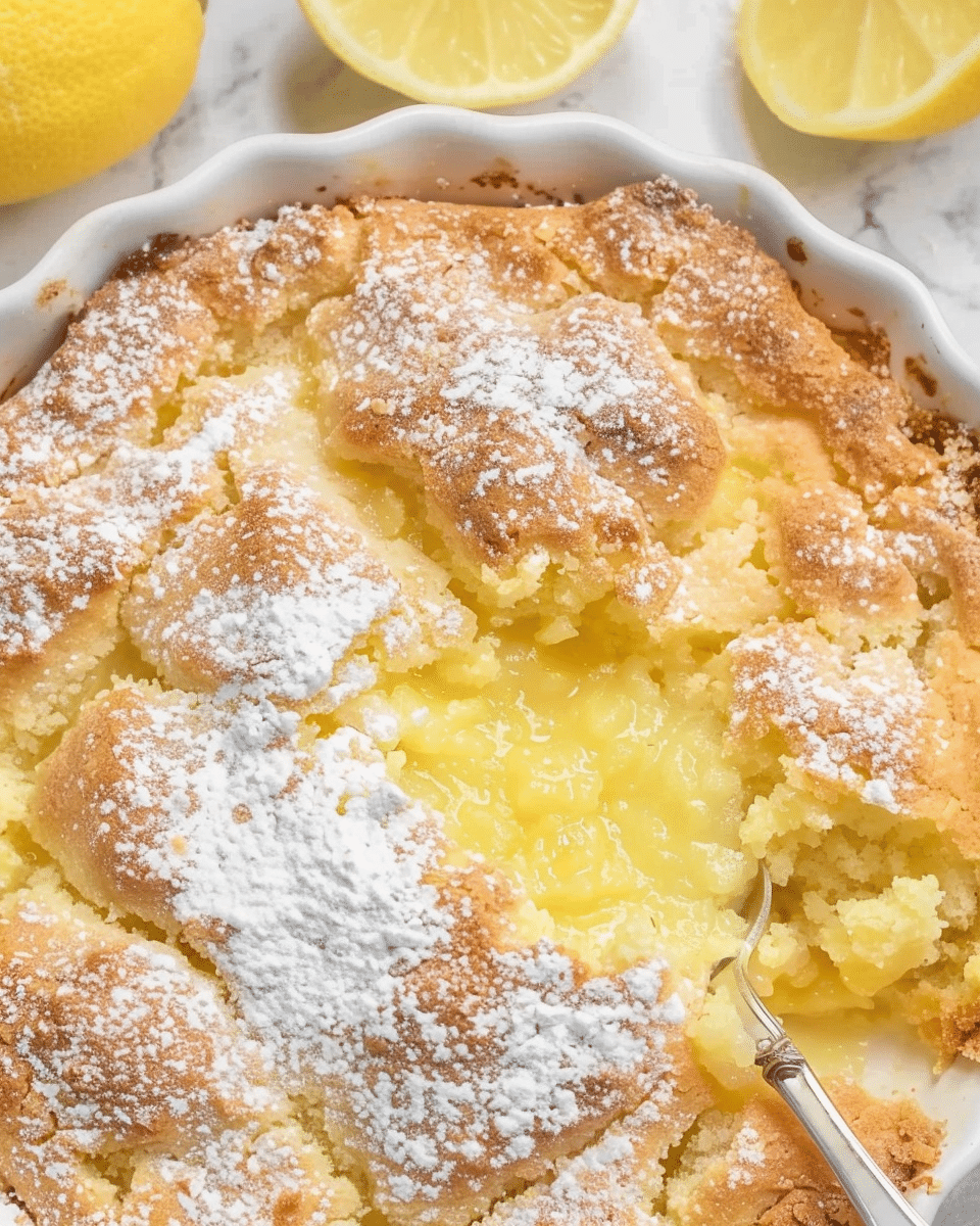 Easy Lemon Cobbler