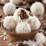 No-Bake Coconut Cookie Balls with Chocolate Centers: A Simple and Delicious Treat