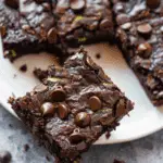 Double-Chocolate Zucchini Brownies