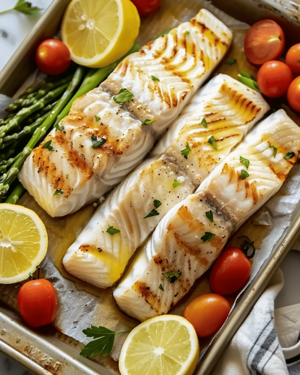 Garlic Butter White Fish