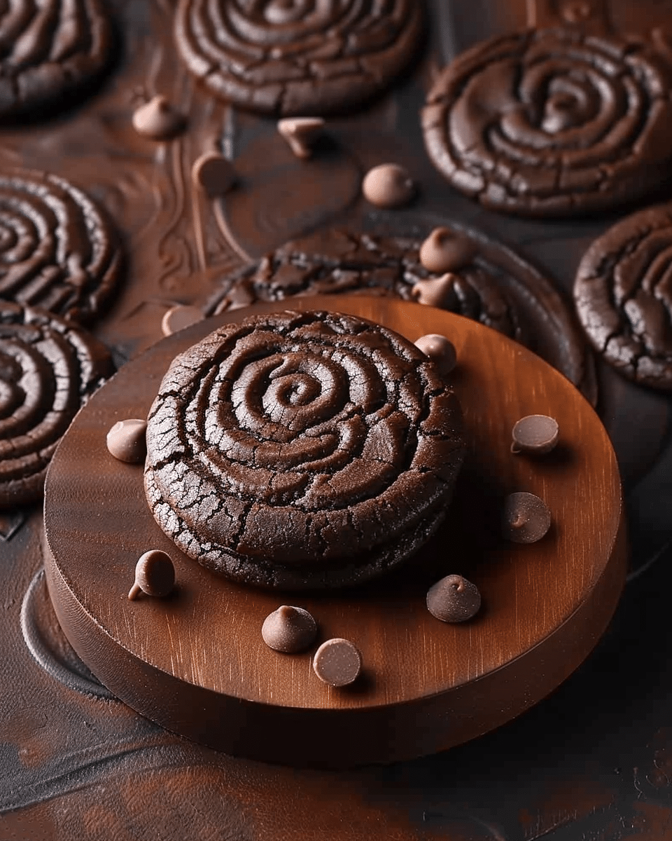 Chocolate Fudge Cookies