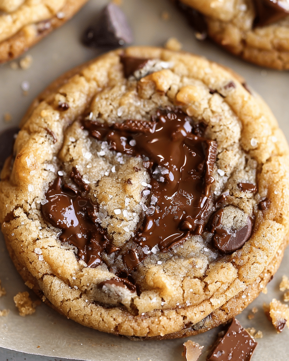 Browned Butter Toffee Chocolate Chip Cookies