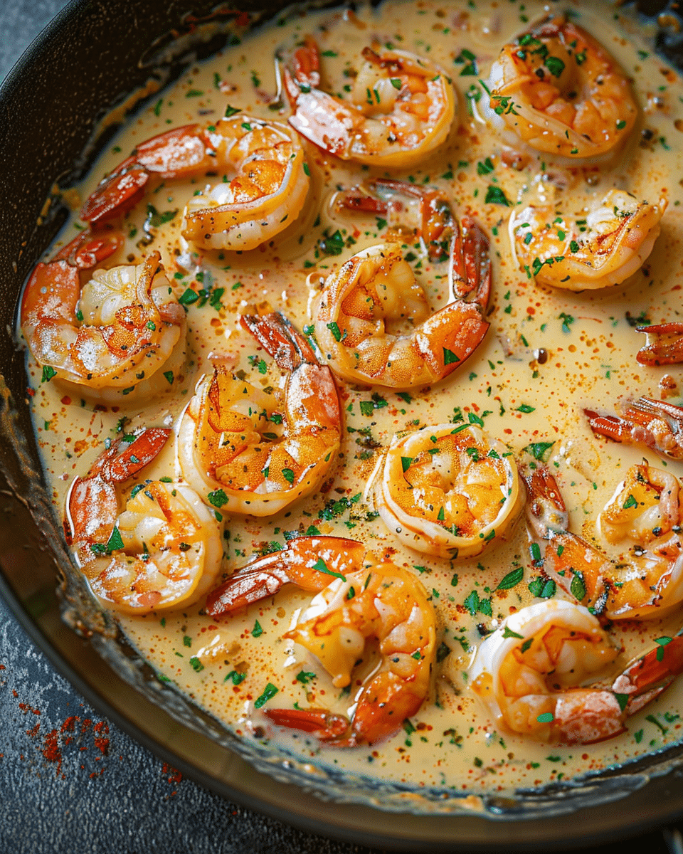 Creamy Garlic Shrimp