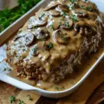 Meatloaf with Mushroom Gravy