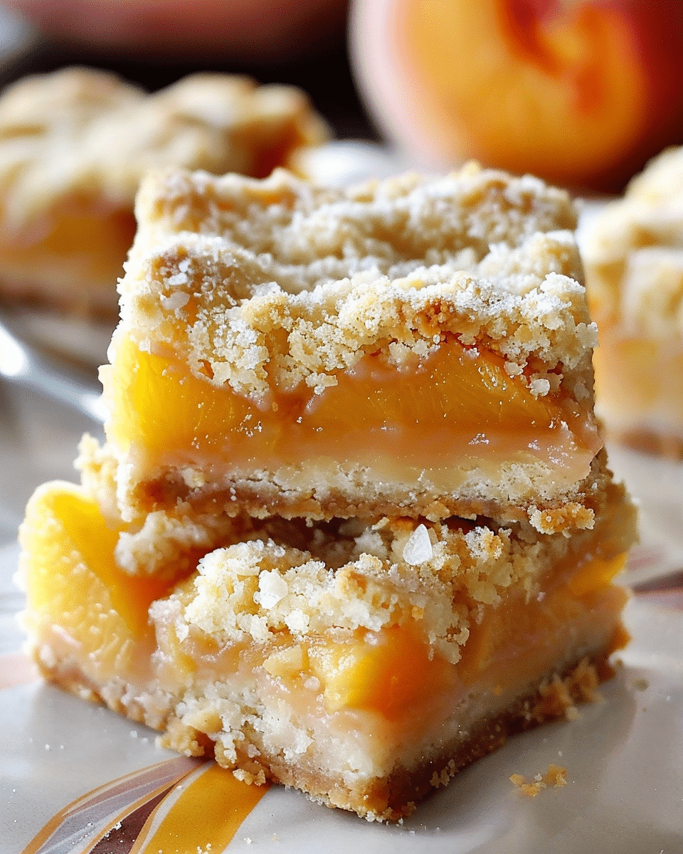 Peach Pie Bars