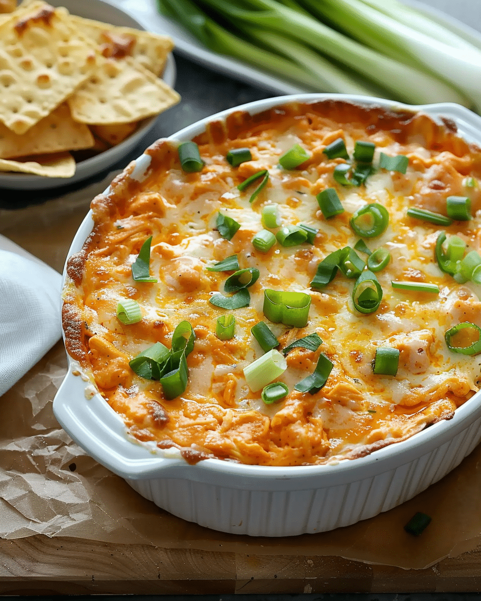 Spicy Buffalo Chicken Dip