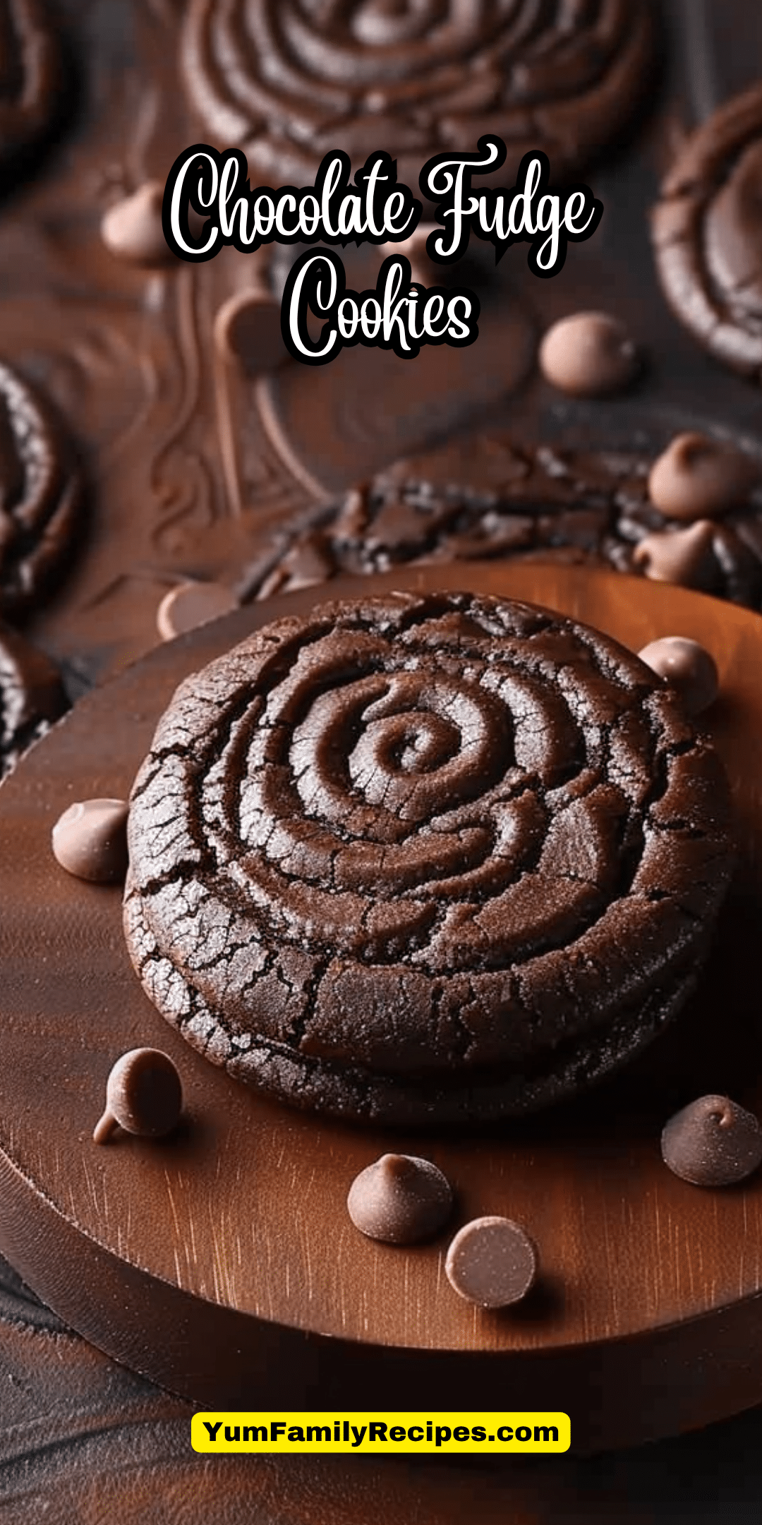 Chocolate Fudge Cookies | Yum Family Recipes