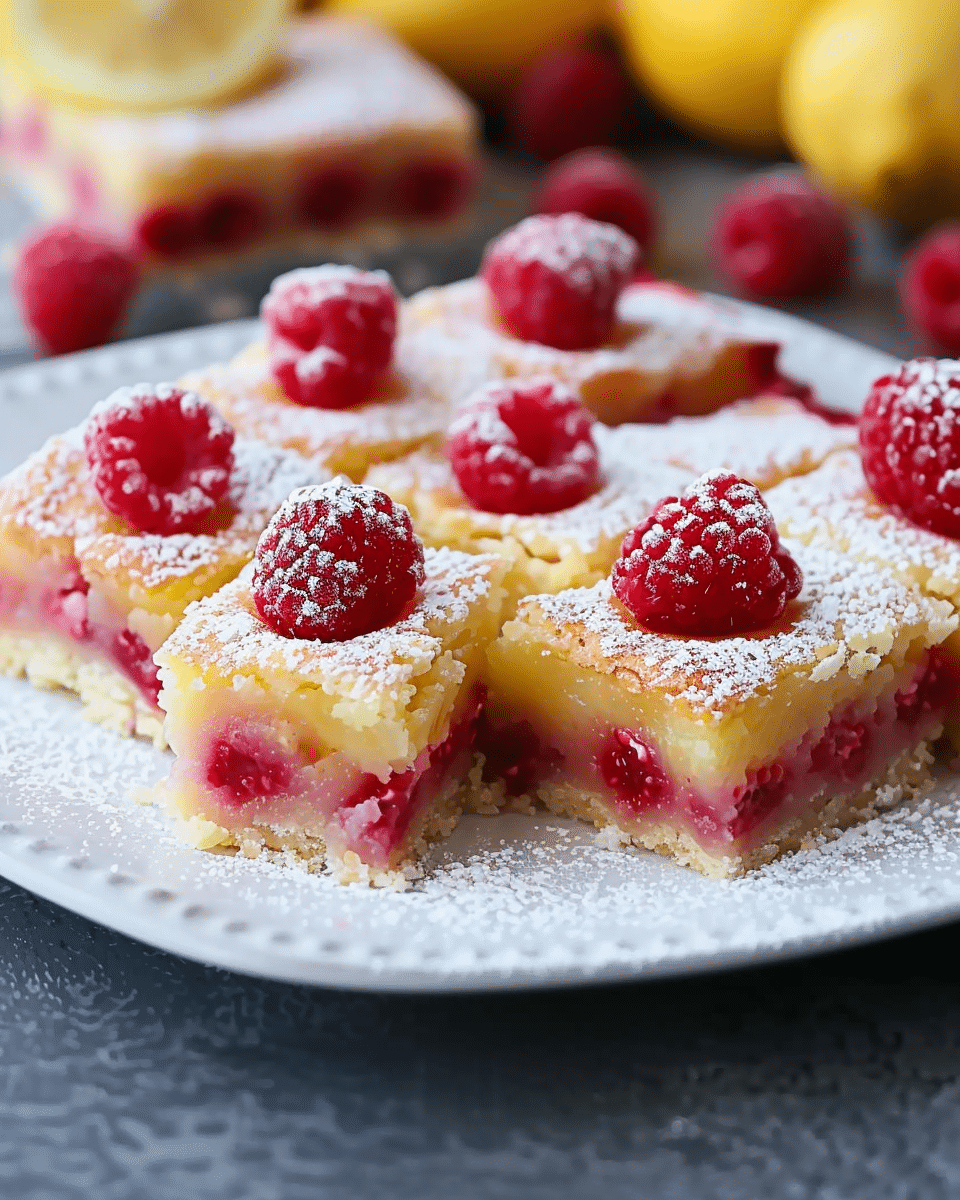Raspberry Lemon Bars