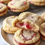 Strawberry Cheesecake Stuffed Cookies