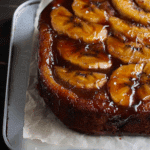 Caramel Banana Upside-Down Cake