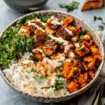 Chicken and Sweet Potato Rice Bowl