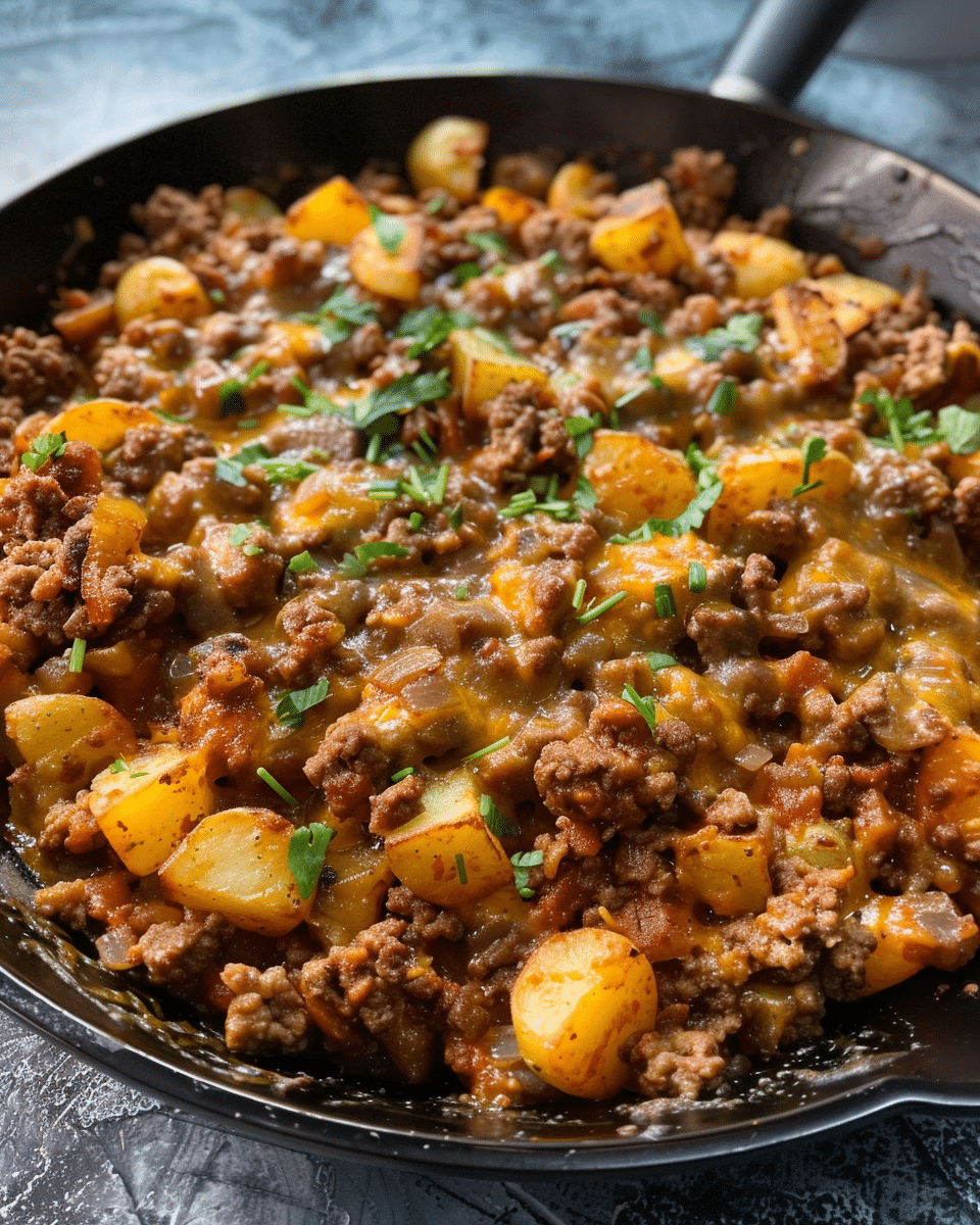Sloppy Joe Potato Skillet