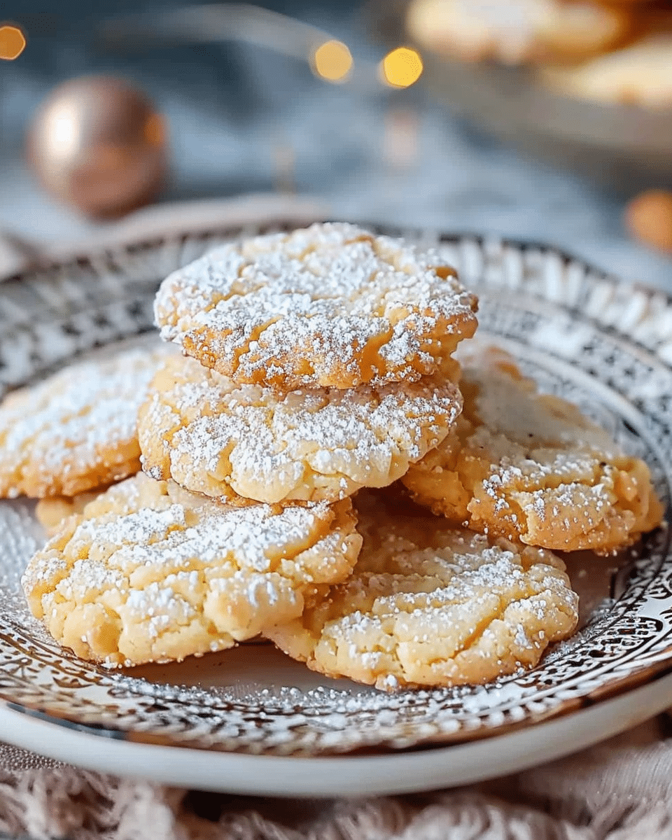 Almond Cloud Cookies (Light, Chewy & Gluten-Free)