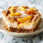 Peach Cobbler Cheesecake