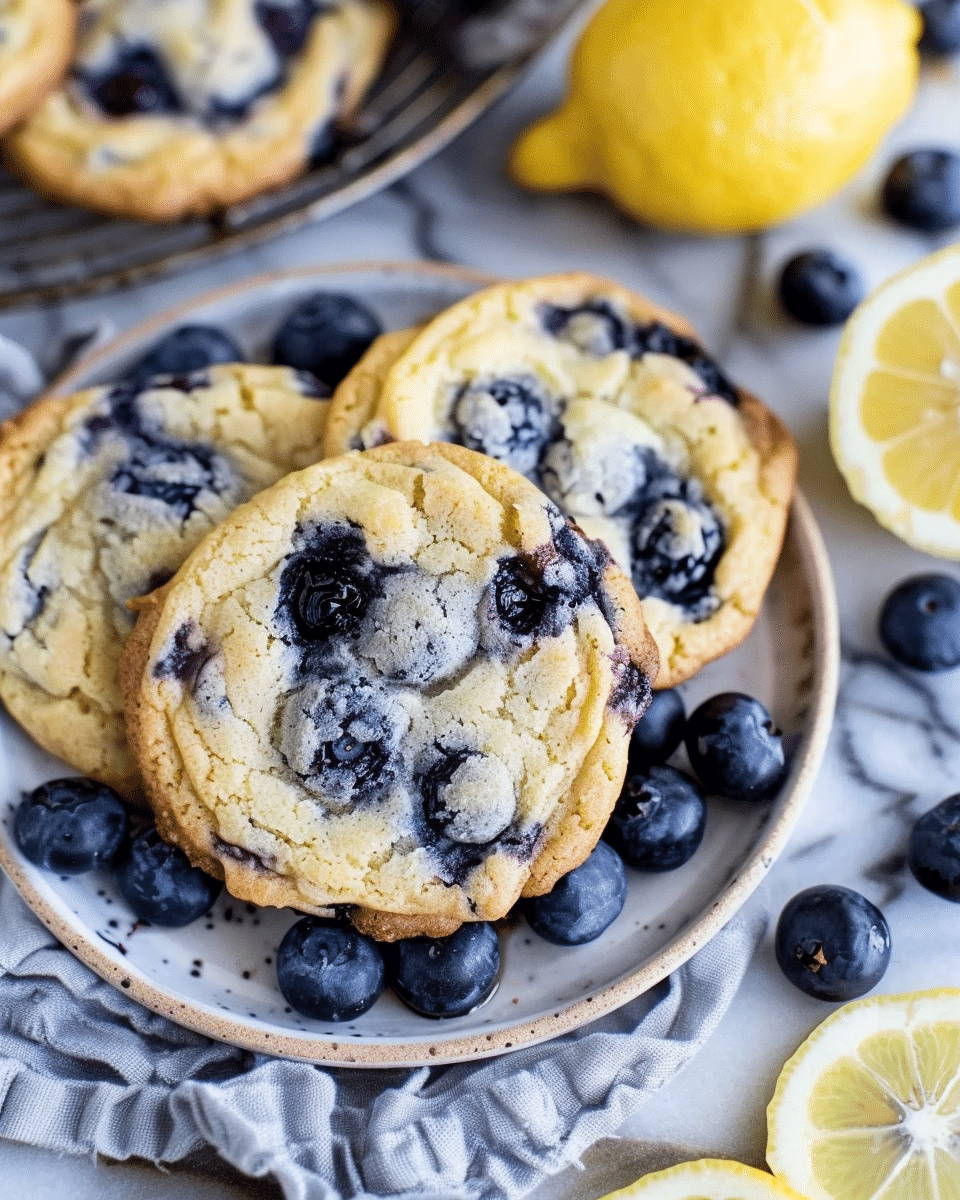 Lemon Blueberry Cookies Recipe