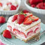 Irresistible Strawberry Cream Cheese Icebox Cake