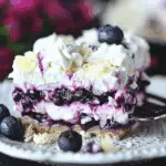 Blueberry Cream Cheesecake Lasagna