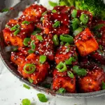 Crispy Gochujang Korean Tofu