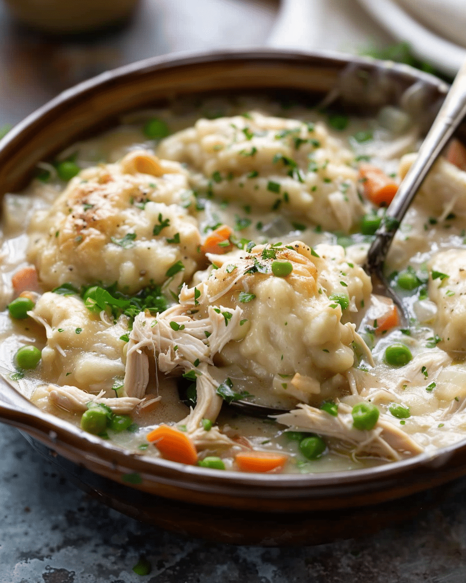 Crockpot Chicken and Dumplings