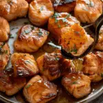 Hot Honey Salmon Bites