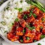 Crispy Gochujang Korean Tofu