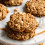 Healthy Carrot Cake Oatmeal Cookies