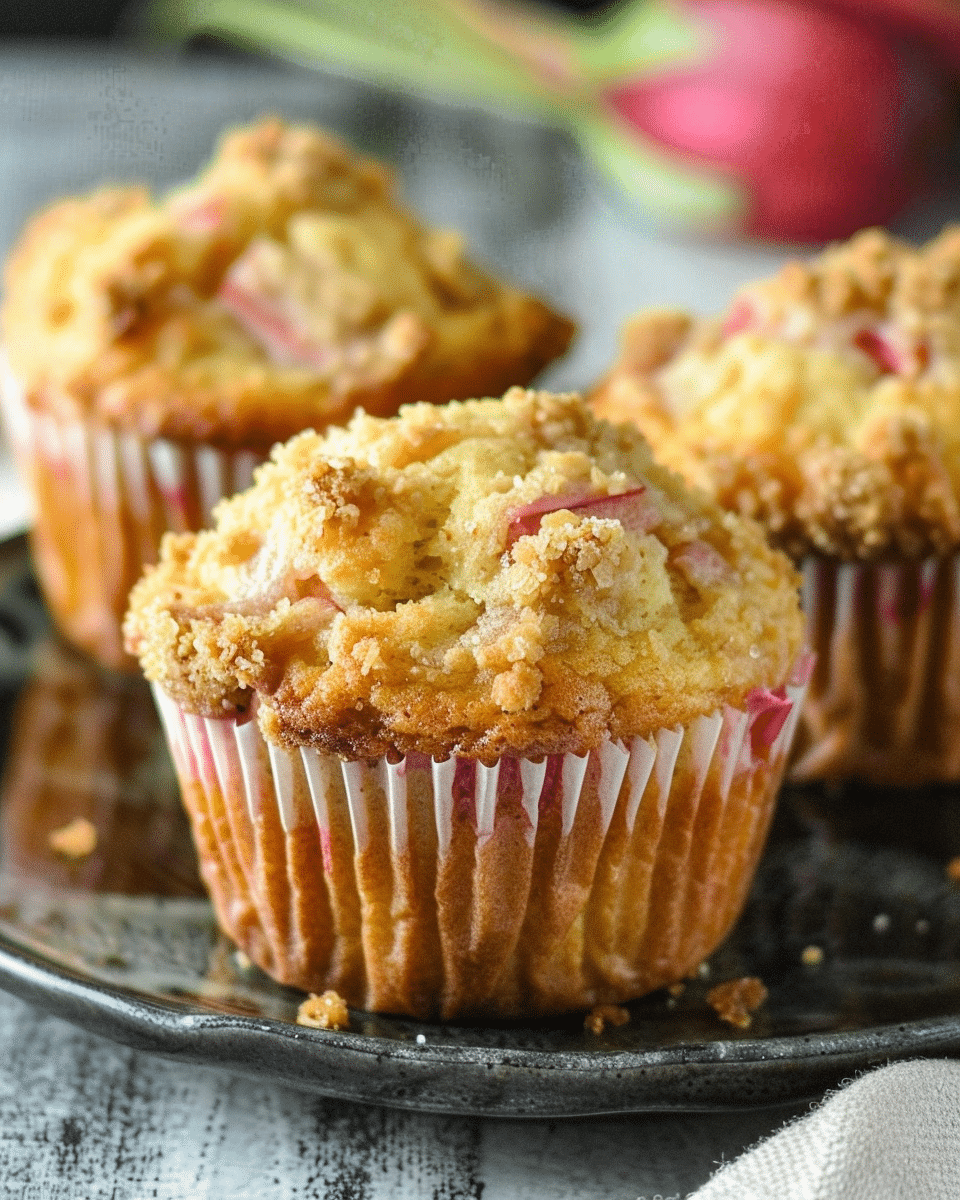 Rhubarb Muffins Recipe