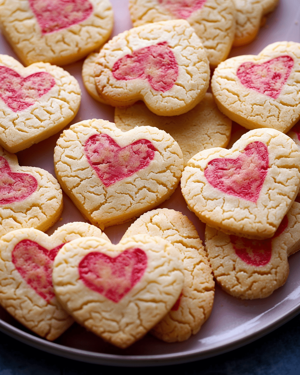 Slice and Bake Heart Cookies