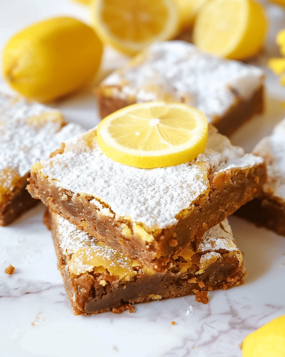 Lemon Brownies Recipe