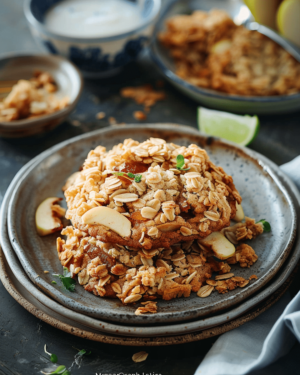 Caramelized Apple Oatmeal Cookies