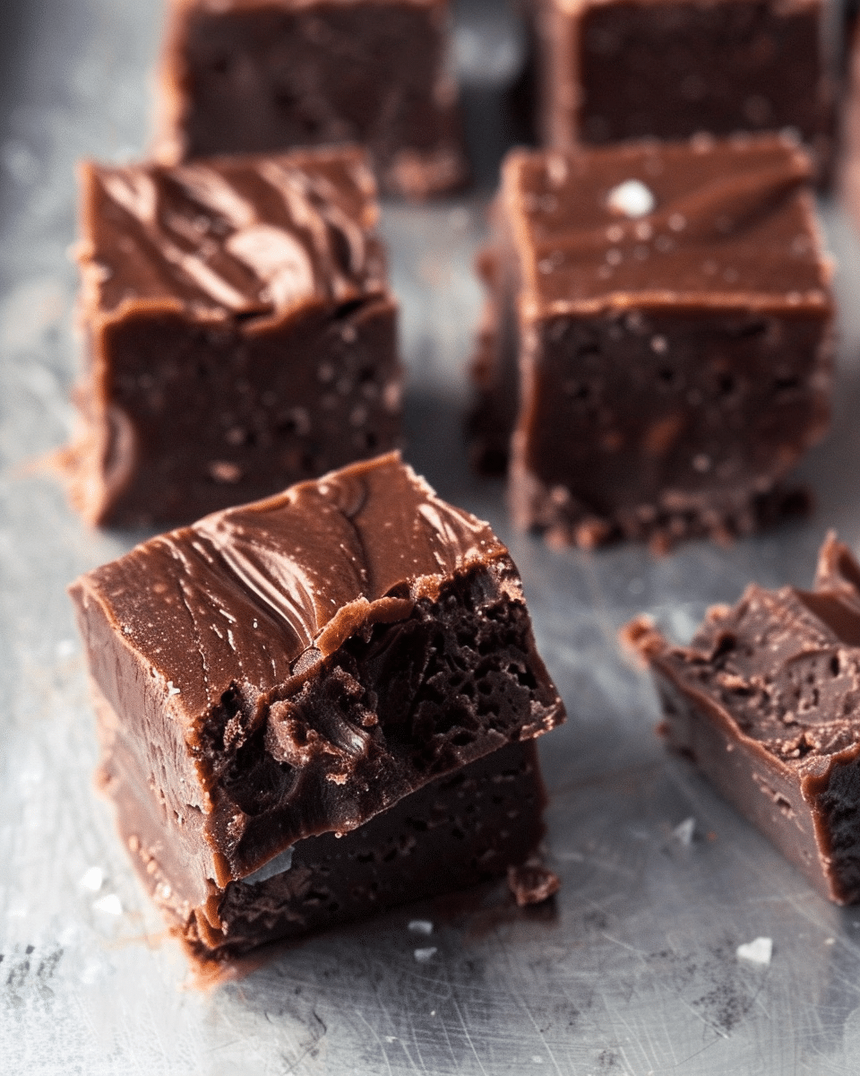 Hot Chocolate Freezer Fudge
