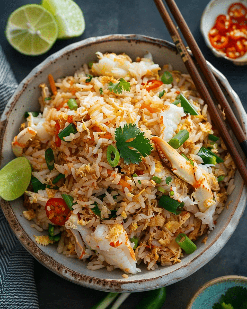 Thai Style Crab Fried Rice