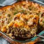 Cheesy Loaded Meatloaf Casserole