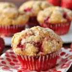 Bakery-Style Strawberry Muffins
