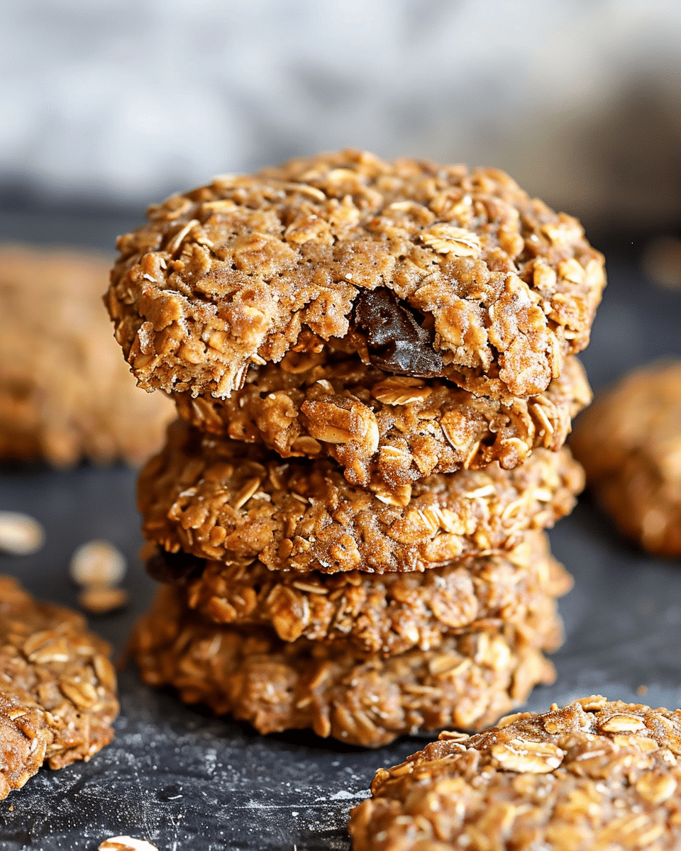 Simple Oatmeal Protein Cookies