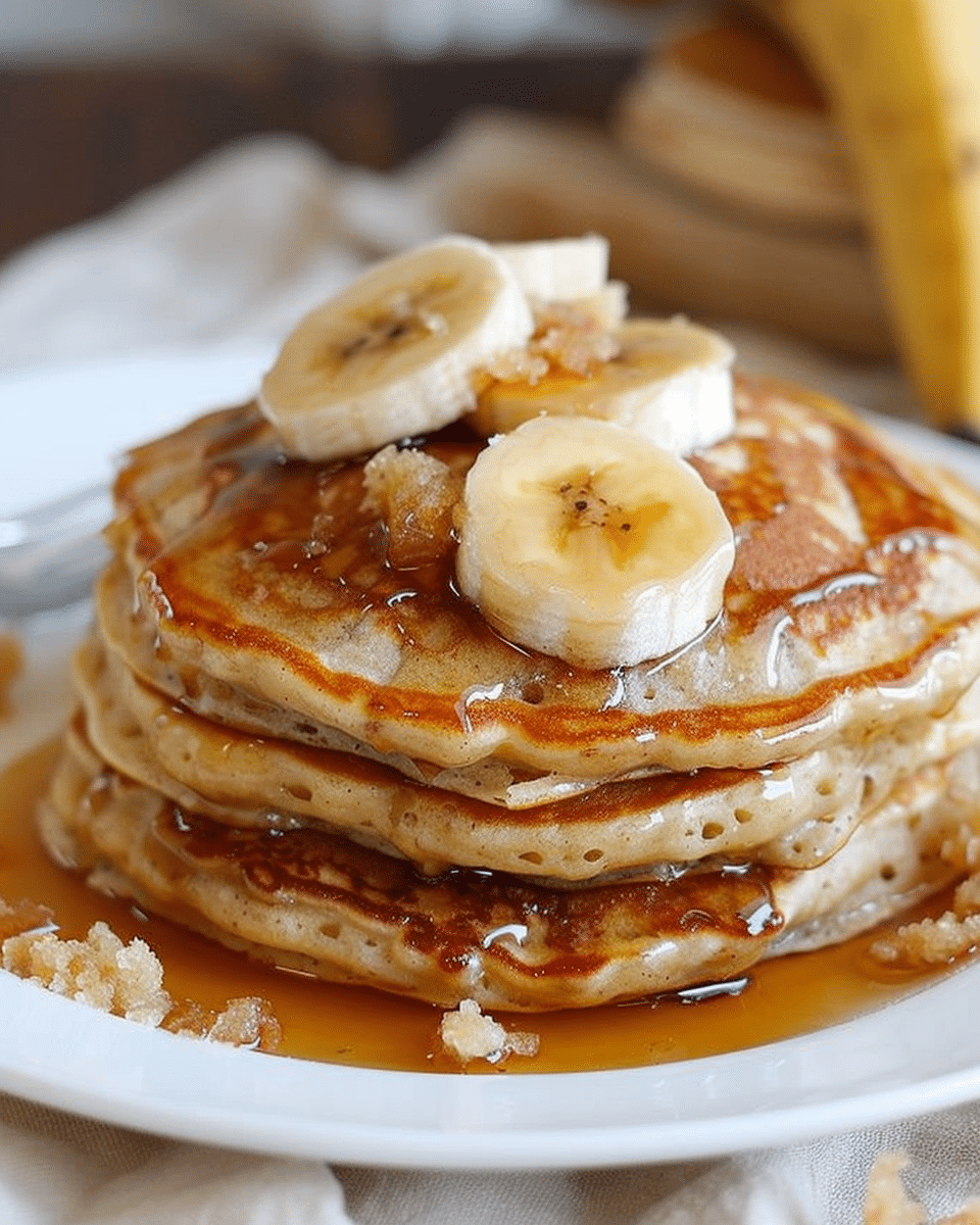 Brown Sugar Banana Pancakes
