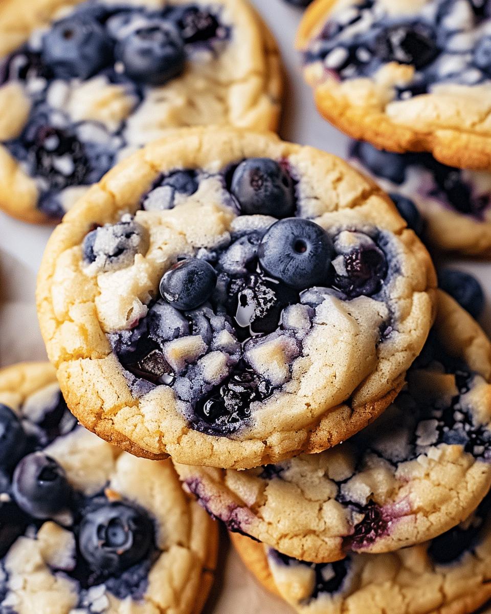 BLUEBERRY CHEESECAKE COOKIES